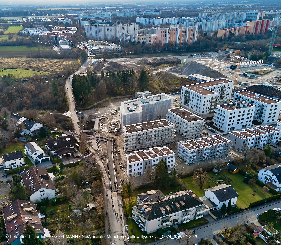 21.11.2020 - Piederstrorfer Gelände und Alexisquartier in Neuperlach in München